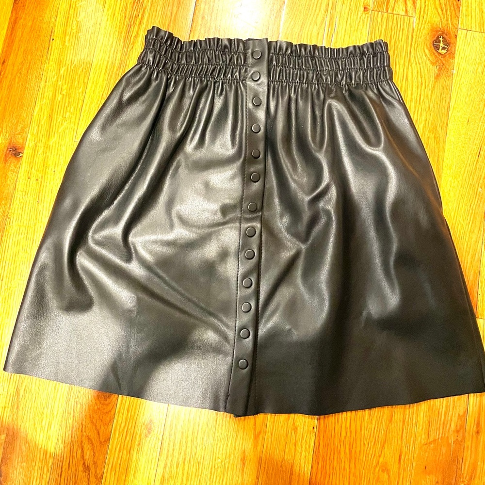 Zara Leather Skirt